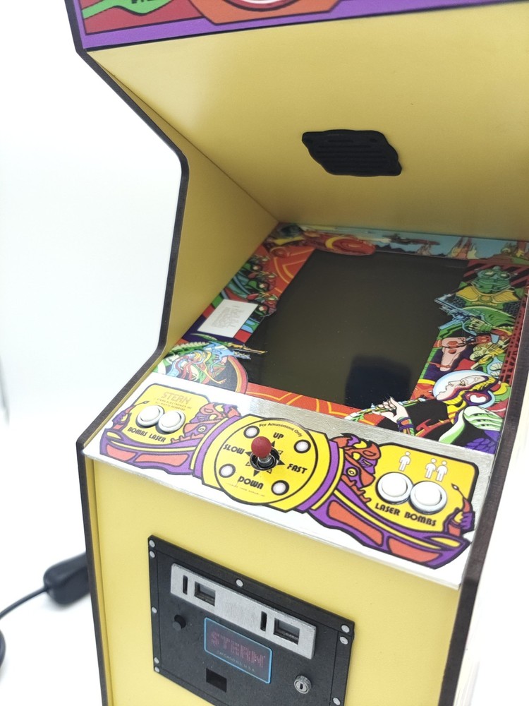 Scramble, 1/6 scale mini working arcade cabinet.