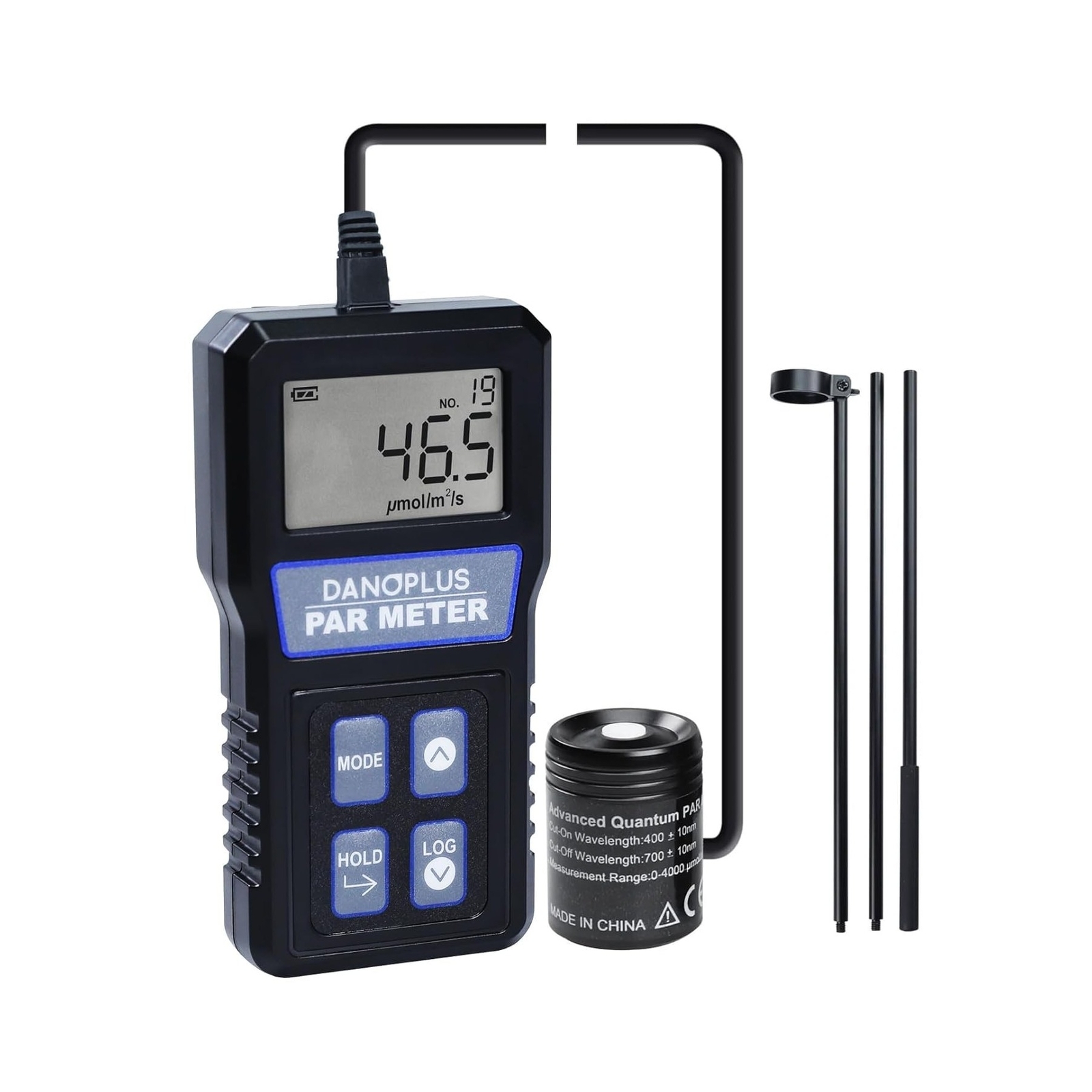 Quantum PAR Meter, Waterproof PAR Meter for Reef Tank Aquarium Plants IP68 Qu...