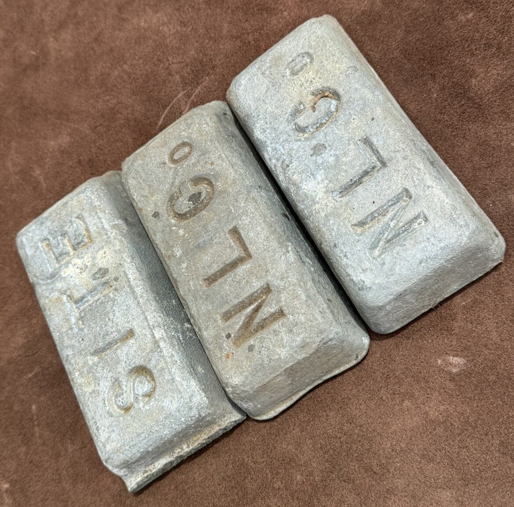 15 Lbs. Ingots Lead From Scrap