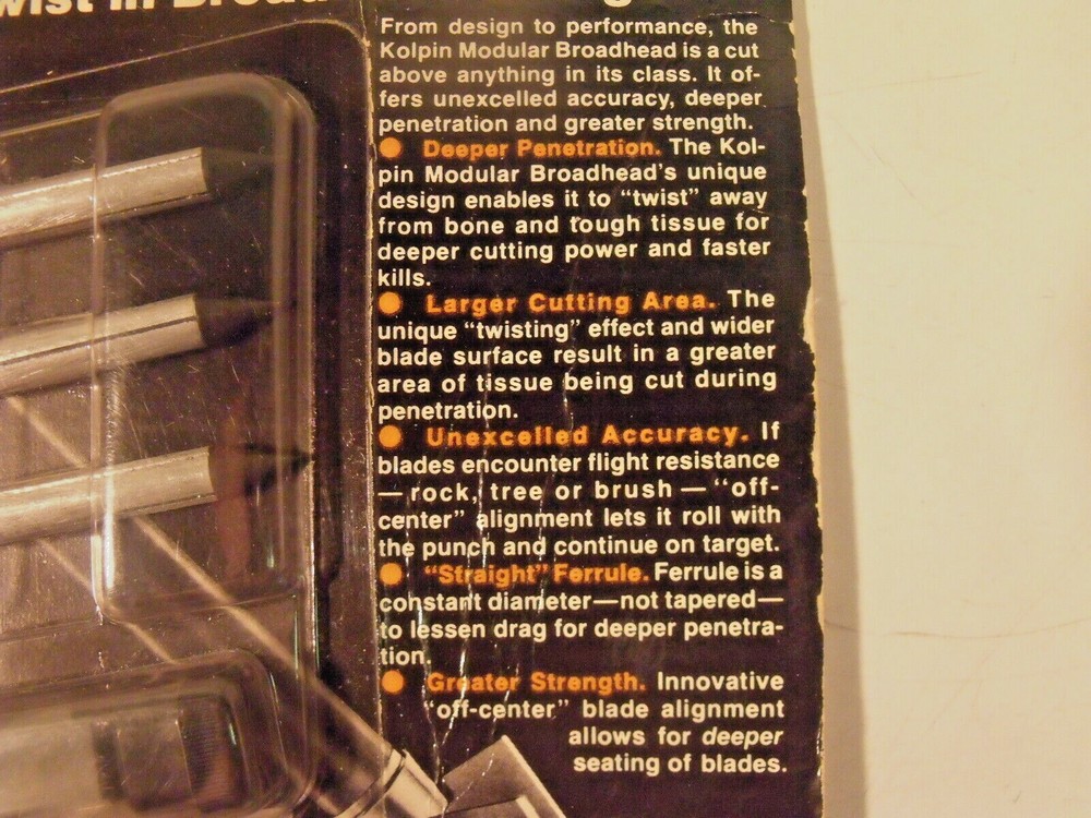 New Kolpin Manufacturing #900 Modular Broadhead