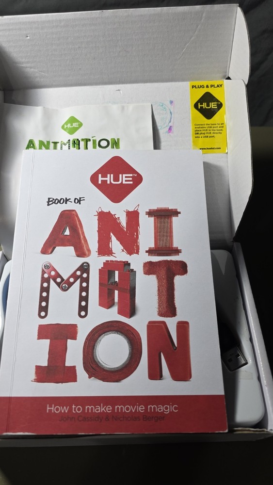 HUE Animation Studio Stop Motion Kit USB Camera Software & Book Complete