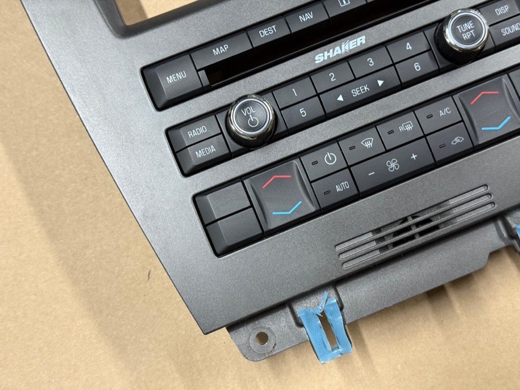 2013-2014 Ford Mustang GT500 Touch Screen Face Plate Radio Trim Piece 2011-2014