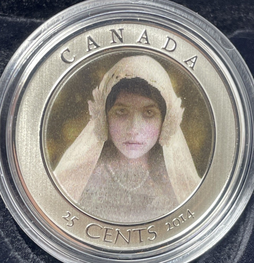 2014 Haunted Canada 25 Cent Ghost Bride. # 25-29