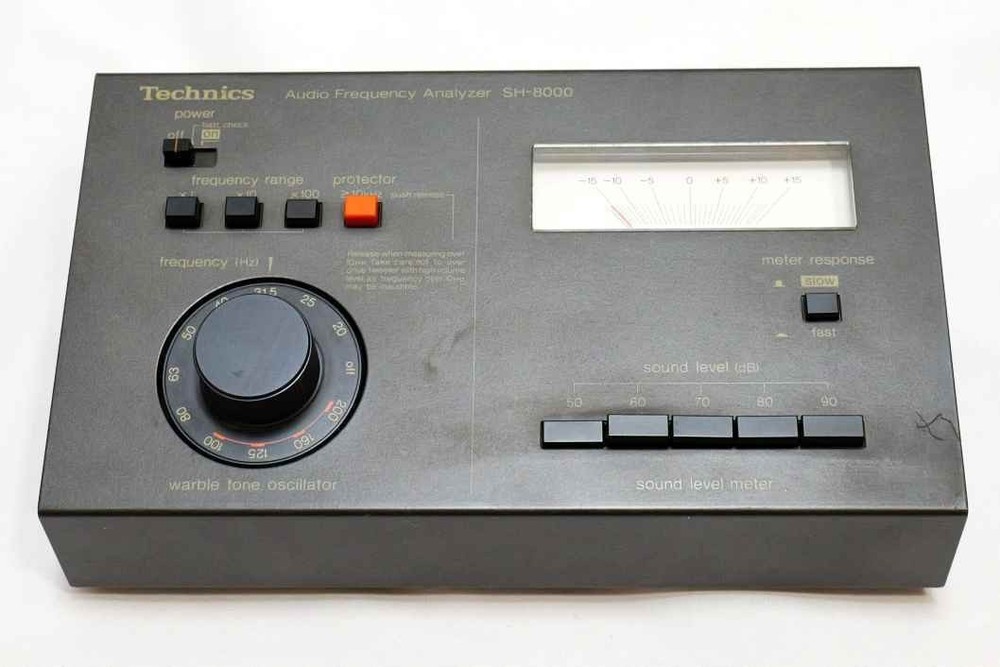 Technics SH-8000 Audio Frequency Analyzer Warble Tone Generator For Parts Repair
