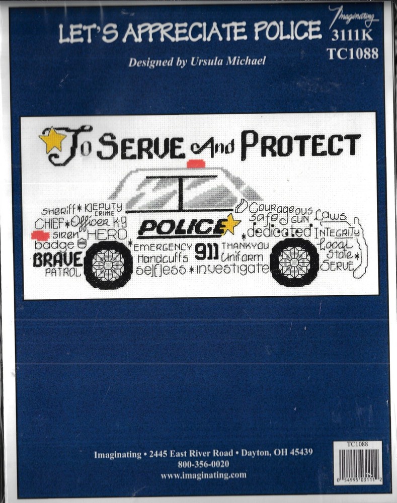 Imaginating ~Let's Appreciate Police~ cross stitch kit 3111K
