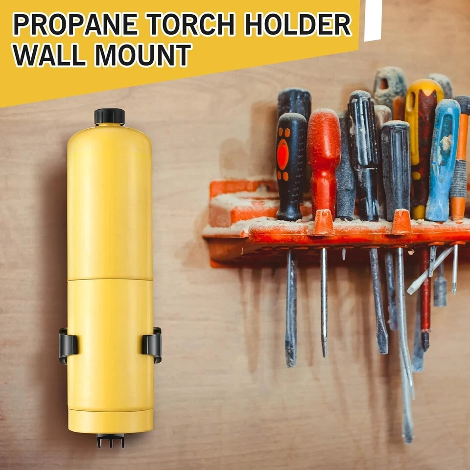 Feekoon 2 Pack Propane Torch Holder Wall Mount Durable for...