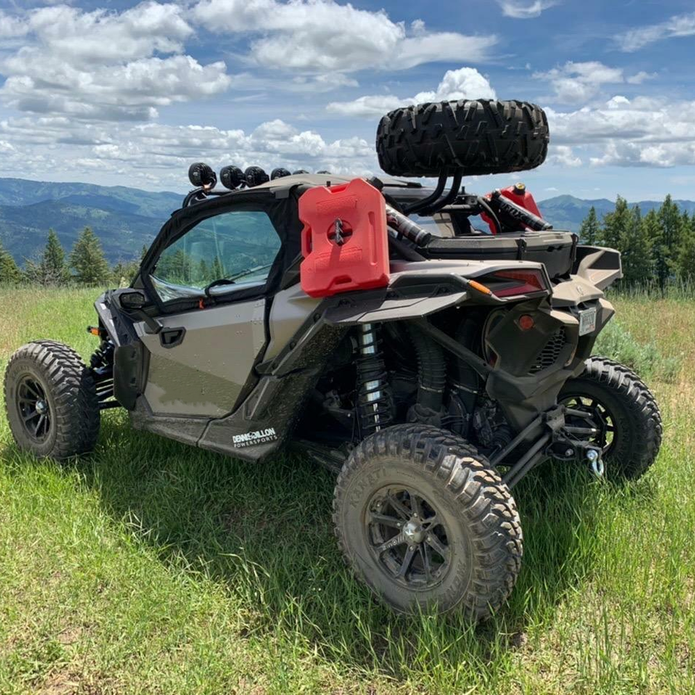 For Can Am Maverick X3 /Max /Turbo/R UTV Spare Tire Carrier Mount Rack 2017-2024