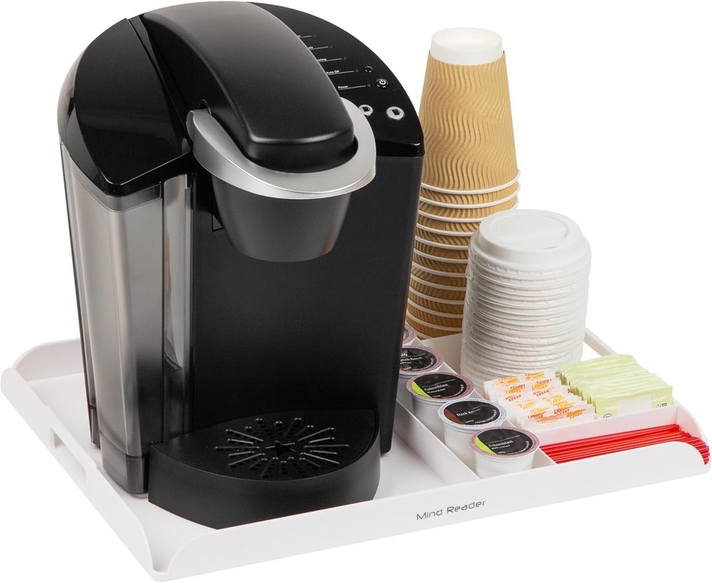 Coffee Stat Serving Tray, 7 Pod acity Counter