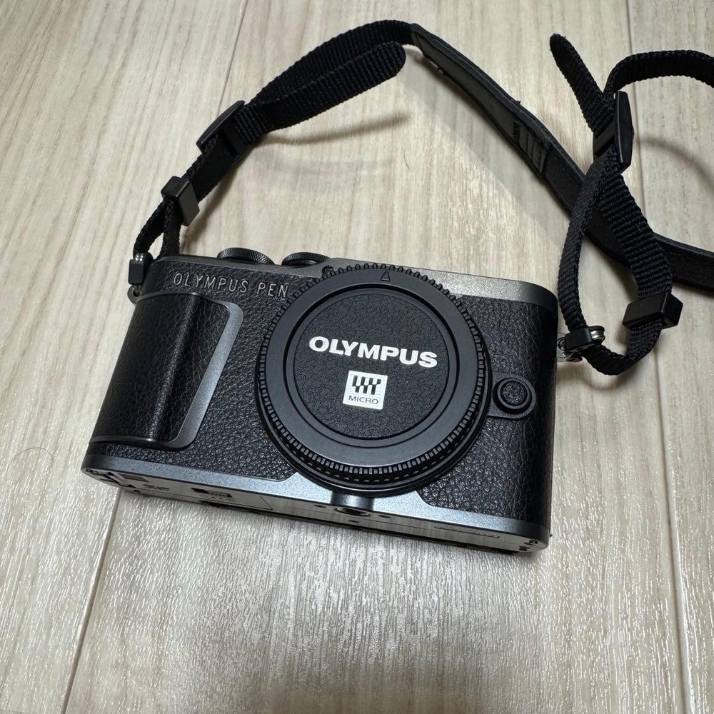 OLYMPUS PEN E-PL10 Mirrorless Camera Black Tested Used
