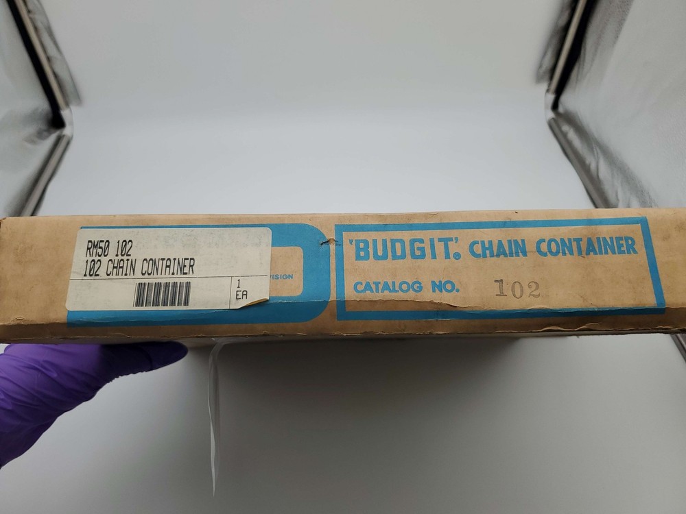 Budgit 102 Chain Container for Budgit Pull Cord & Electric Hoists Holds 10-15ft
