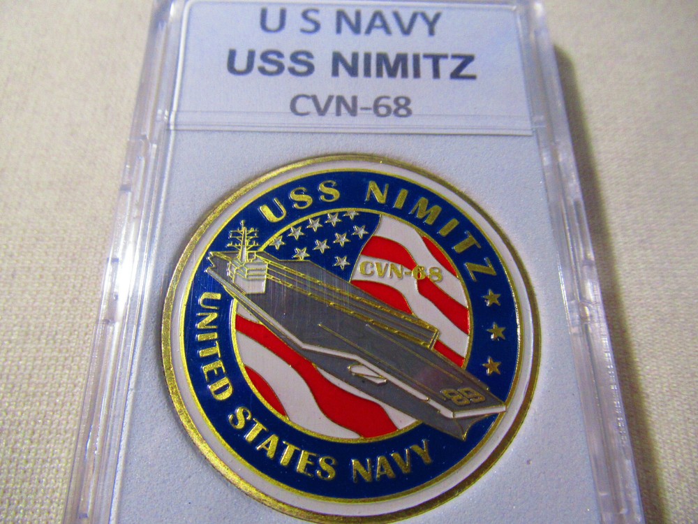 US NAVY - USS NIMITZ CVN-68 Challenge Coin