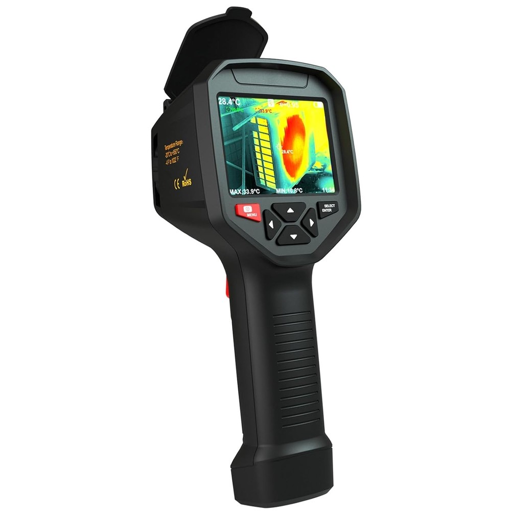 Rechargeable Infrared Thermal Camera with 256x192 Resolution & Analysis Software