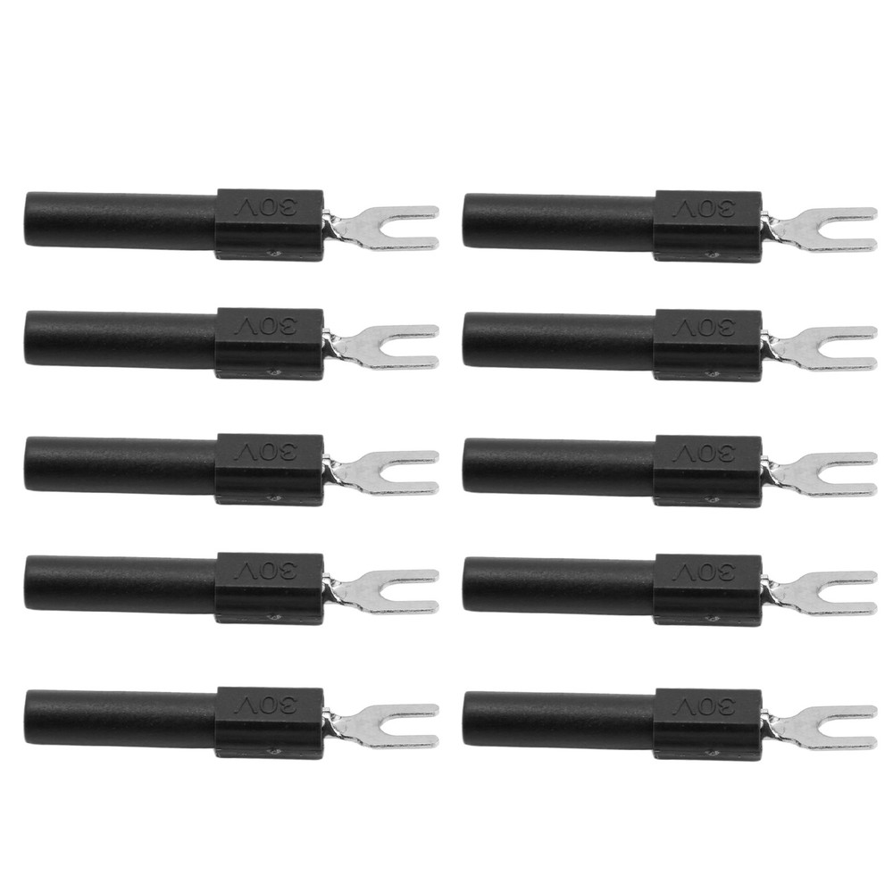 10pcs Fork Spade Wire Connectors High Quality Testing Multimeter Trending❀