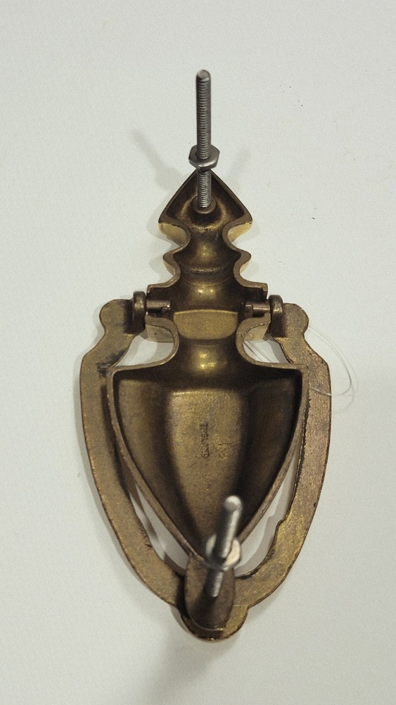 Vintage Solid Brass Door Knocker Made In England