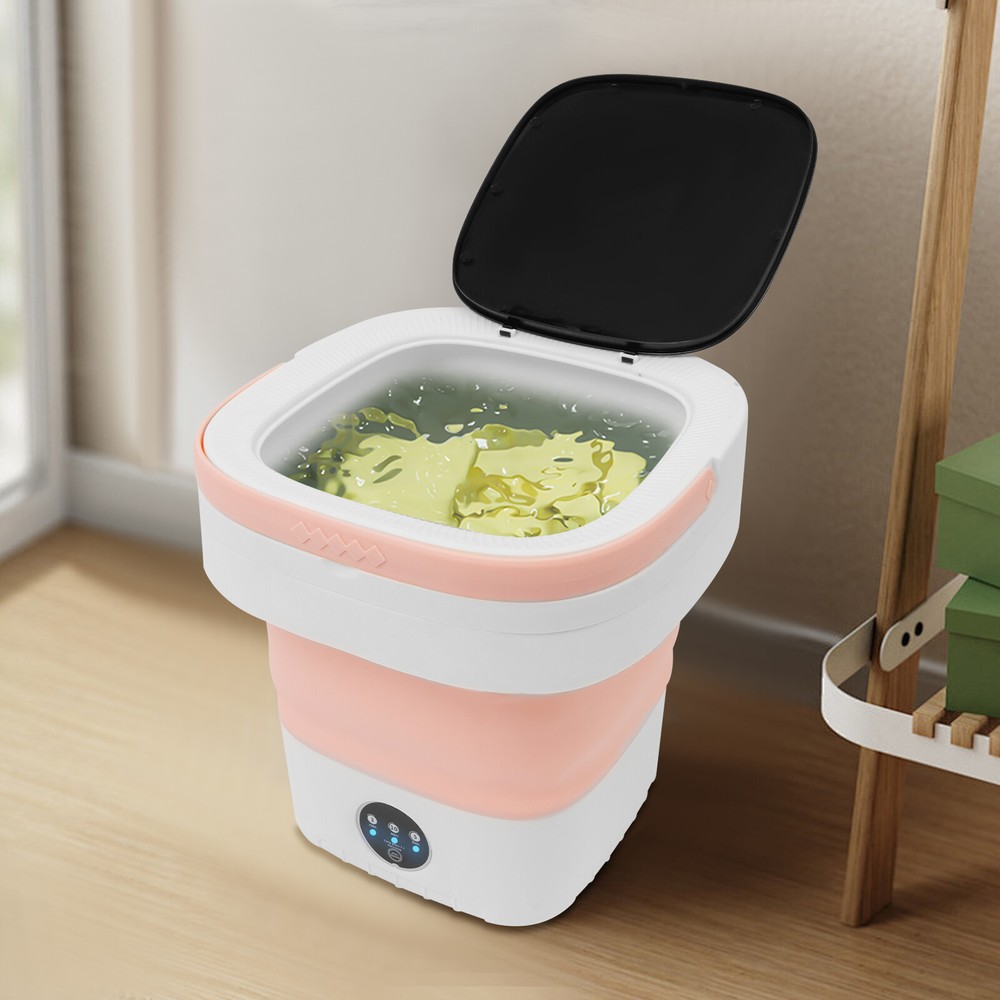 36W Mini Foldable Washing Machine - Ideal for Intimates & Small Garments