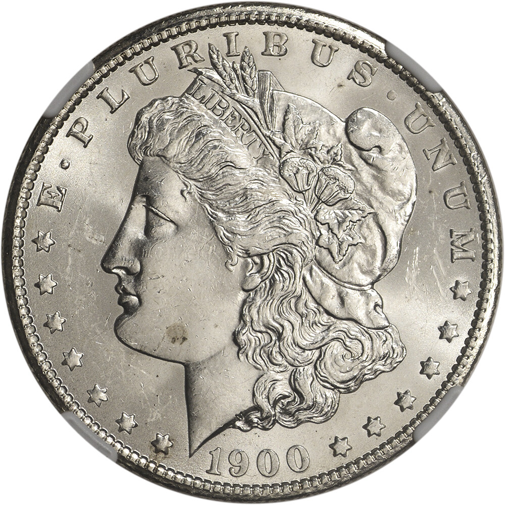 1900 O US Morgan Silver Dollar $1 - NGC Brilliant Uncirculated