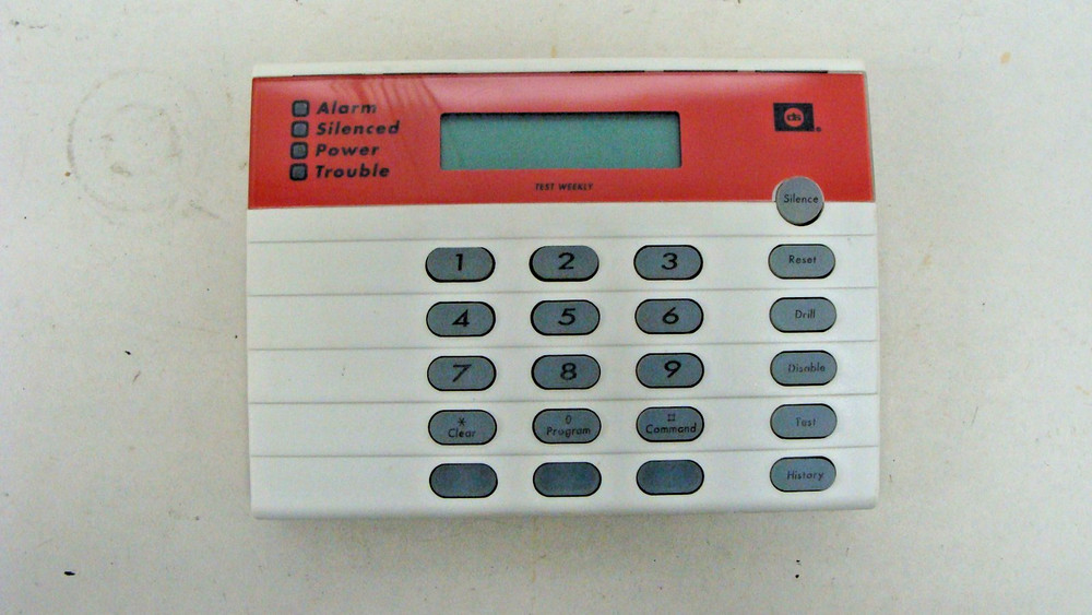 DS DETECTION SYSTEMS 9447 DS9447 4-wire LCD KEYPAD TOUCHPAD FOR FIRE SYSTEM