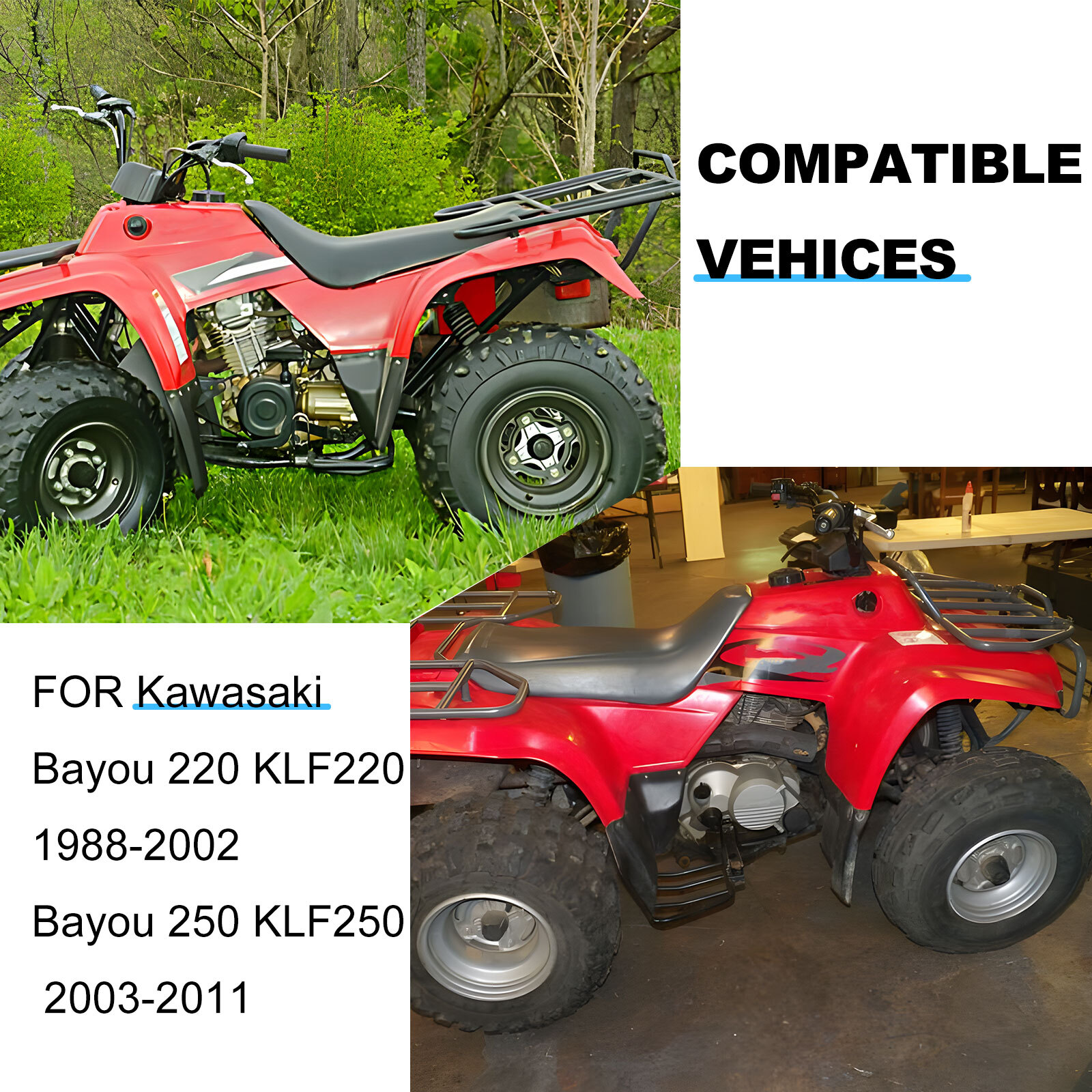 Air Box Lid Cover Cap for Kawasaki Bayou 220 KLF220 88-02 Bayou 250 KLF250 03-11