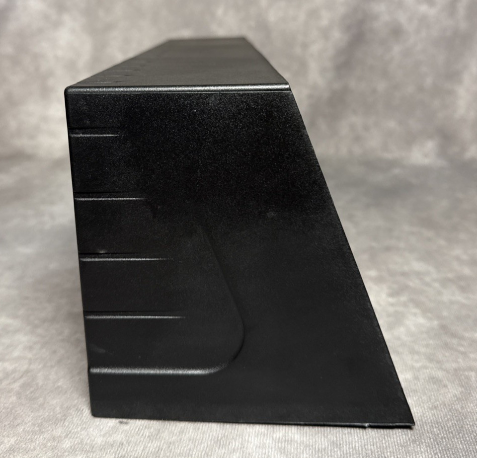 Laserline 30 CD Storage Rack Wall/Table Top Stackable Vintage Black Plastic