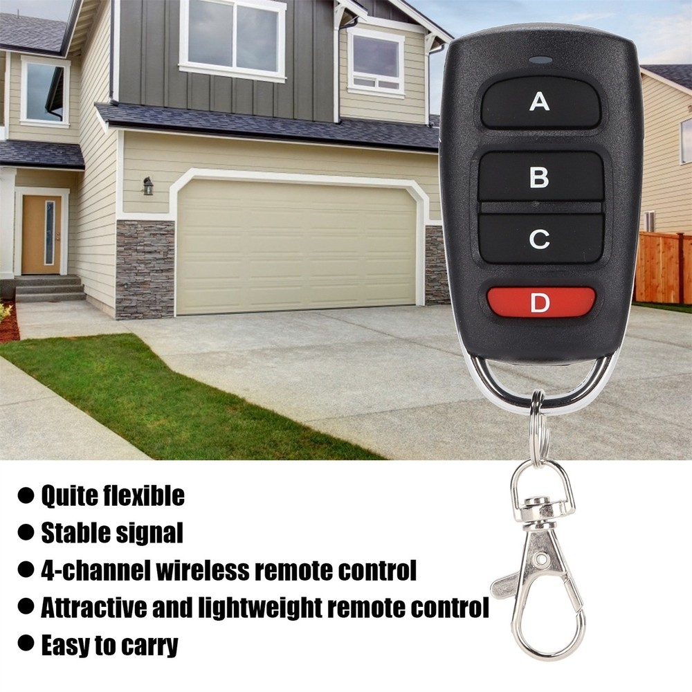 KB-1304A 4Key Learning Remote Control Fob Portable Wireless Remote Control