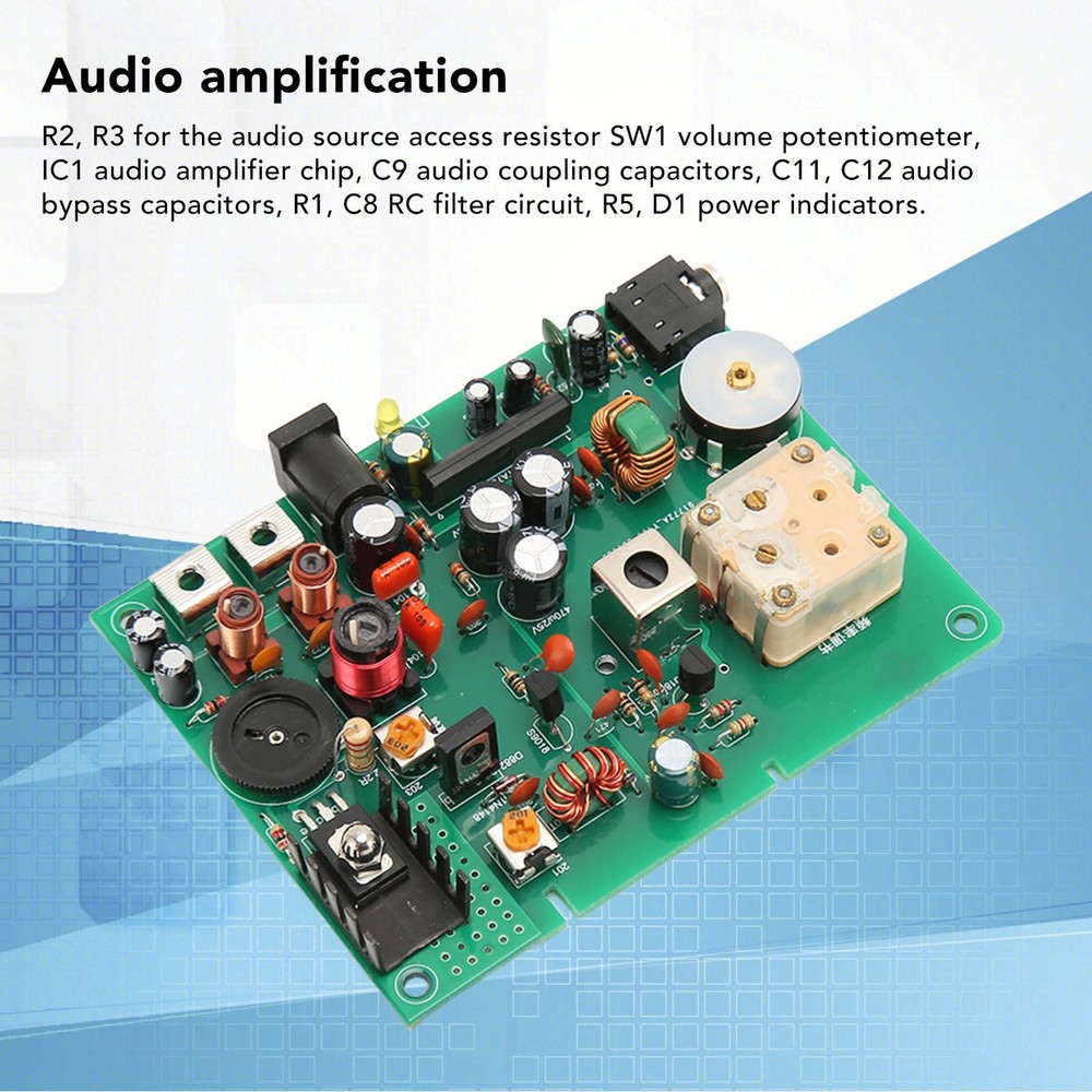 Radio Medium Wave Transmitter AM Transmitter Adjustable 530‑1600KHZ DIY Trans ❥