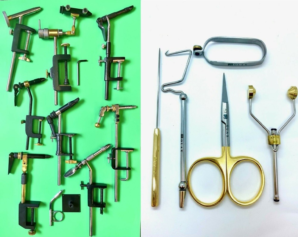 Make Your Own Fly Tying Kit, Tools set and Huge Vise, Vice Selection
