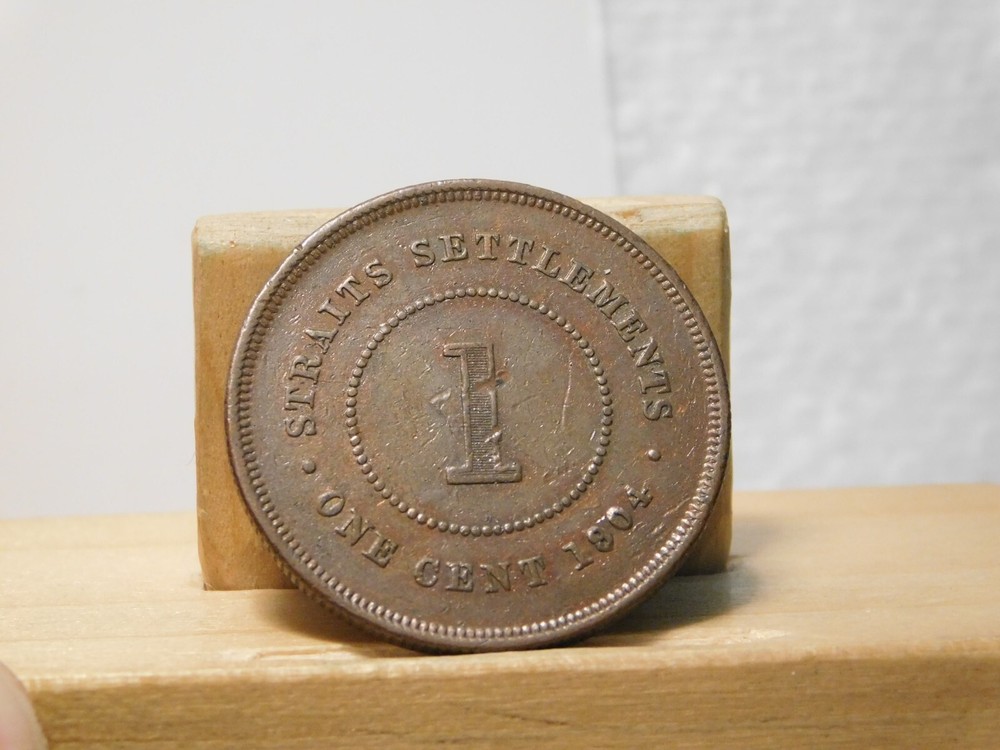 Straits Settlements, 1904, one cent, Edward VII