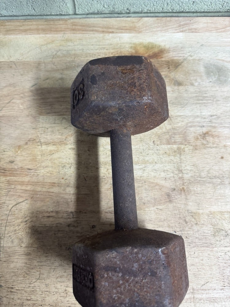 Vintage Ivanko 30lb Single Dumbbell