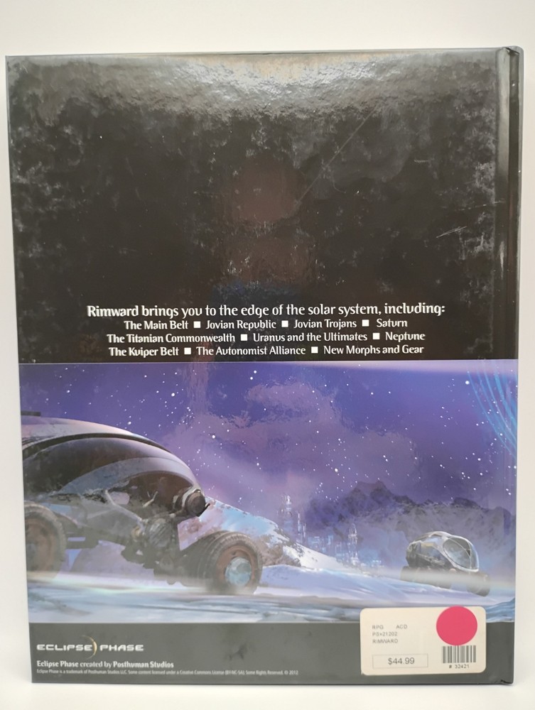 Eclipse Phase - Rimward Sourcebook *NEW*