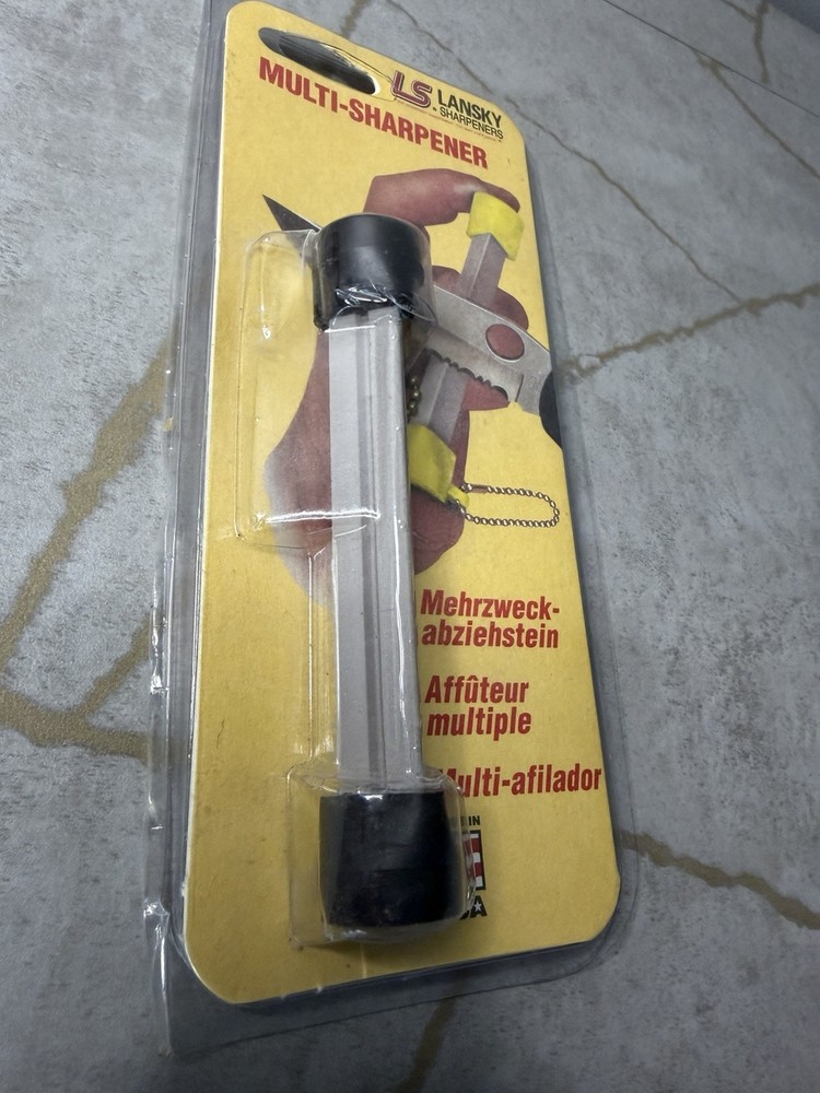 Lansky Portable Multi Sharpener Serrated & Regular Edge Knife Blade - LTRIM