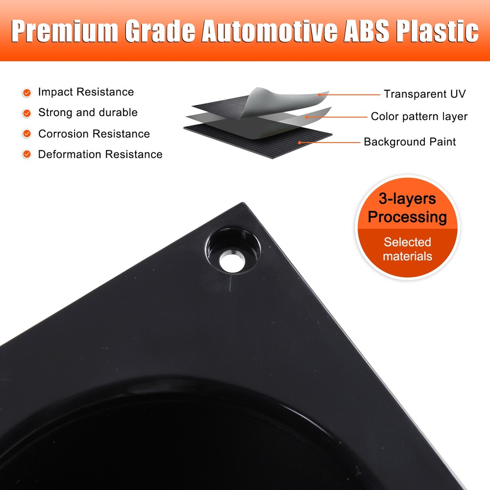 Matte Black Center Console Insert Cup Holder Replacement For INEOS Grenadier 20+