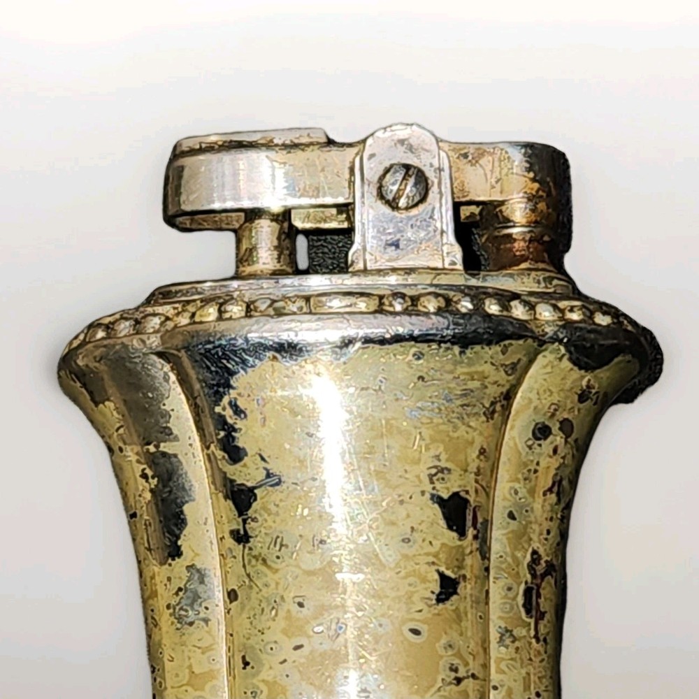 Vintage Ronson Mayfair Silverplate Table Lighter
