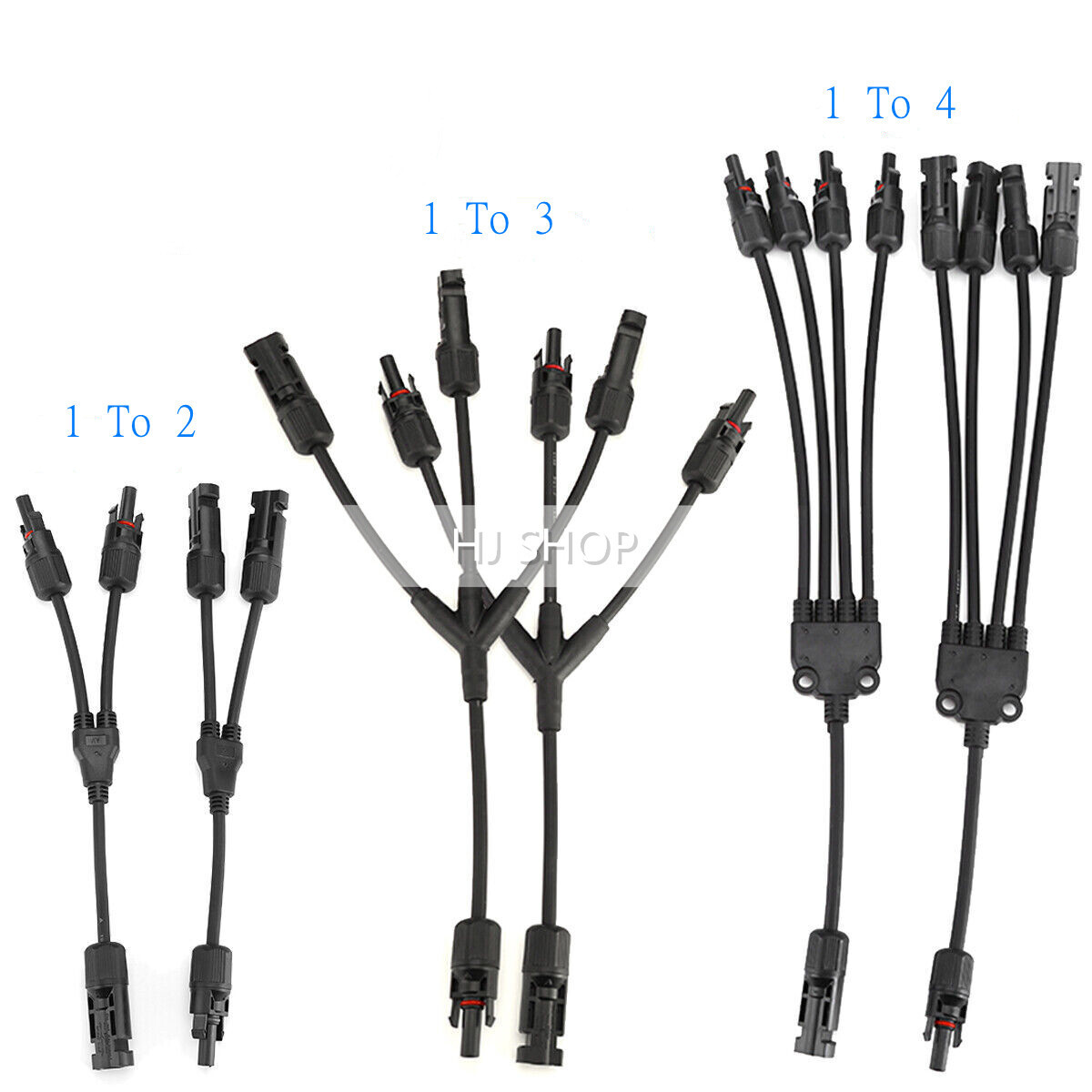 Solar Panel Y Branch Cable Connection Waterproof Adapter Connector Extension