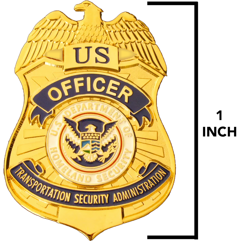 PBX-005-E TSA OFFICER Lapel Pin Screener