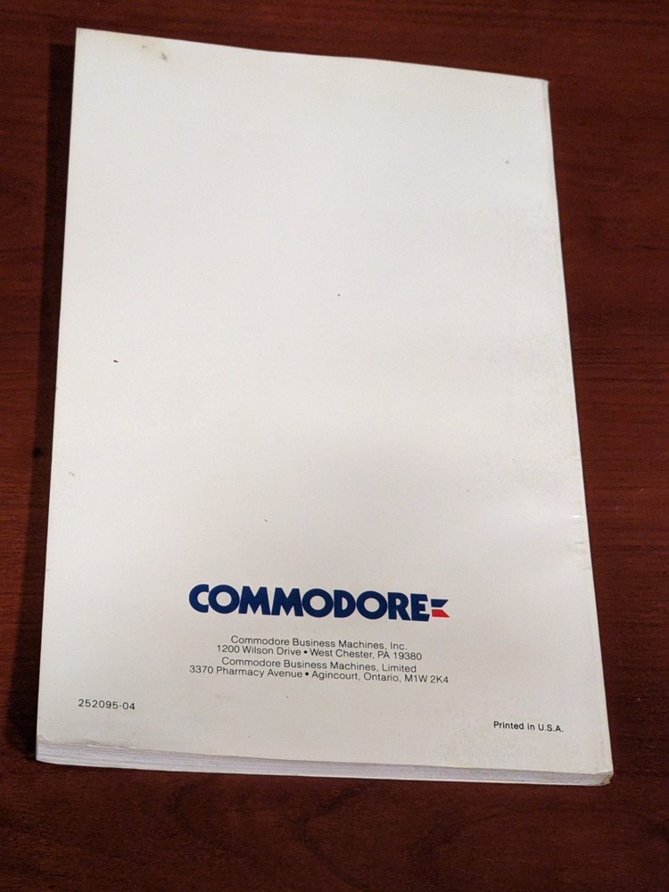 Vintage 1985 Original Commodore 1571 Floppy Disk Drive User's Guide
