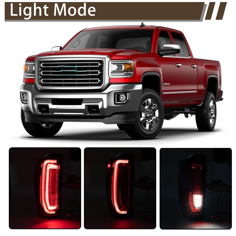 Tail Light Assembly Compatible With 2019-2024 GMC LED Type Left Driver Side