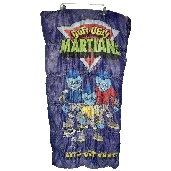 Vintage Butt-Ugly Martians “Let’s Get Ugly” 2000’s Sleeping Bag