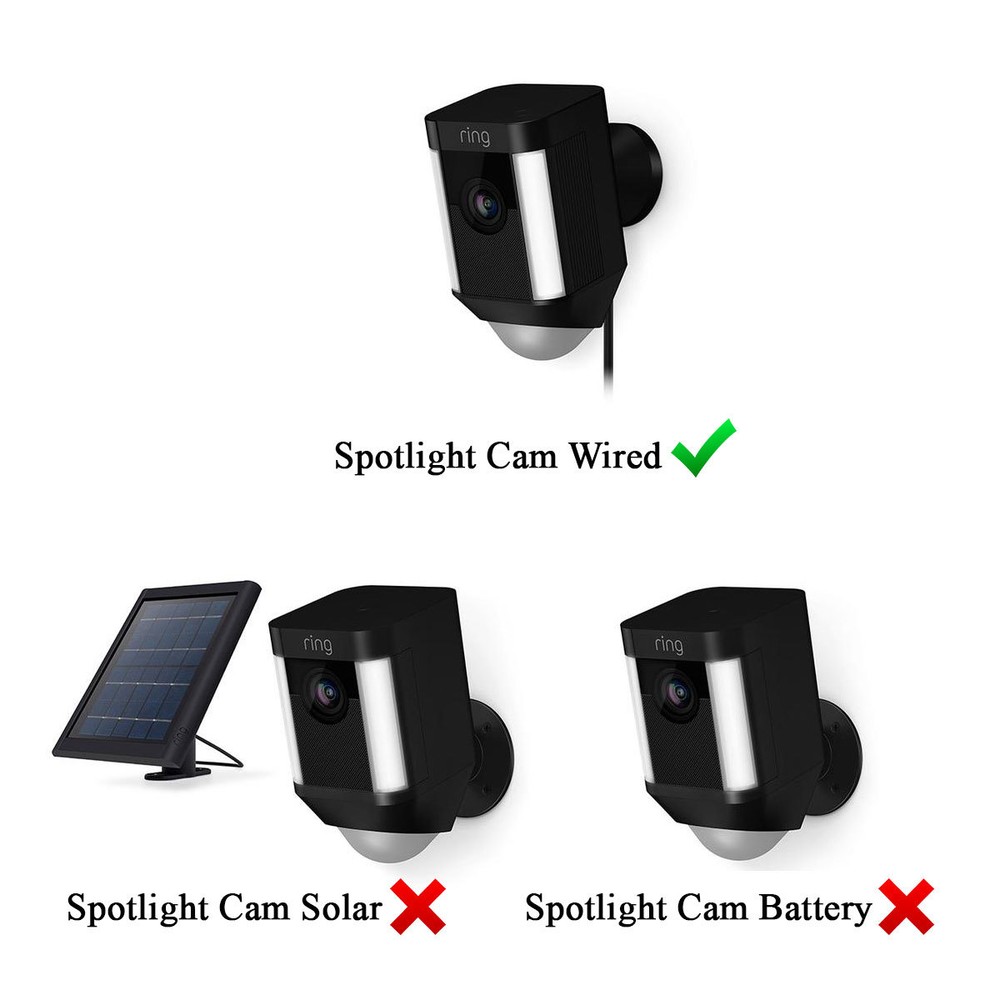 Weather Protection Silicone Cover for Ring Spotlight Security Camera - Wired