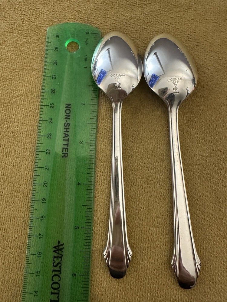 GORHAM SILVERPLATE CALAIS JAPAN (2) TEASPOONS