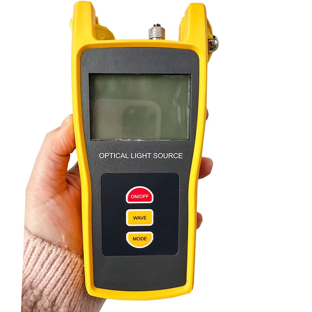 Handheld Optical Light Source with 850/1300/1310/1550nm -20dBm Power Backlight