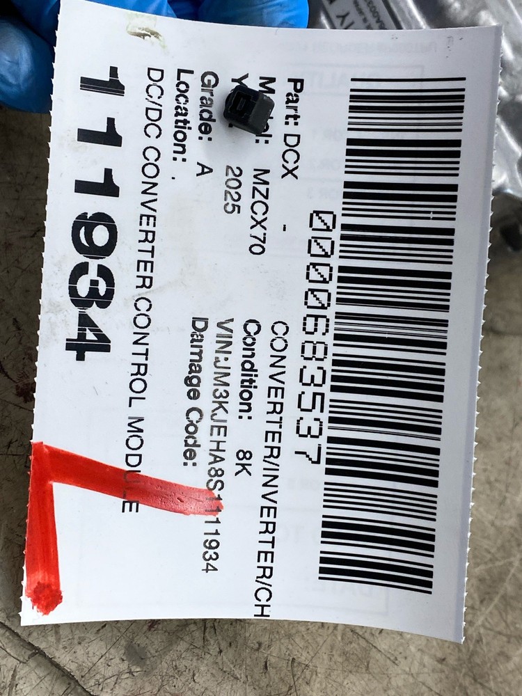 2025 MAZDA CX70 DC/DC CONVERTER CONTROL MODULE UNIT KMV6-61FH OEM