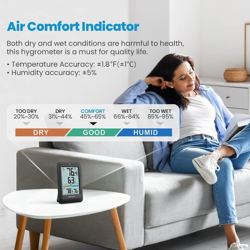 Indoor Outdoor Thermometer Wireless