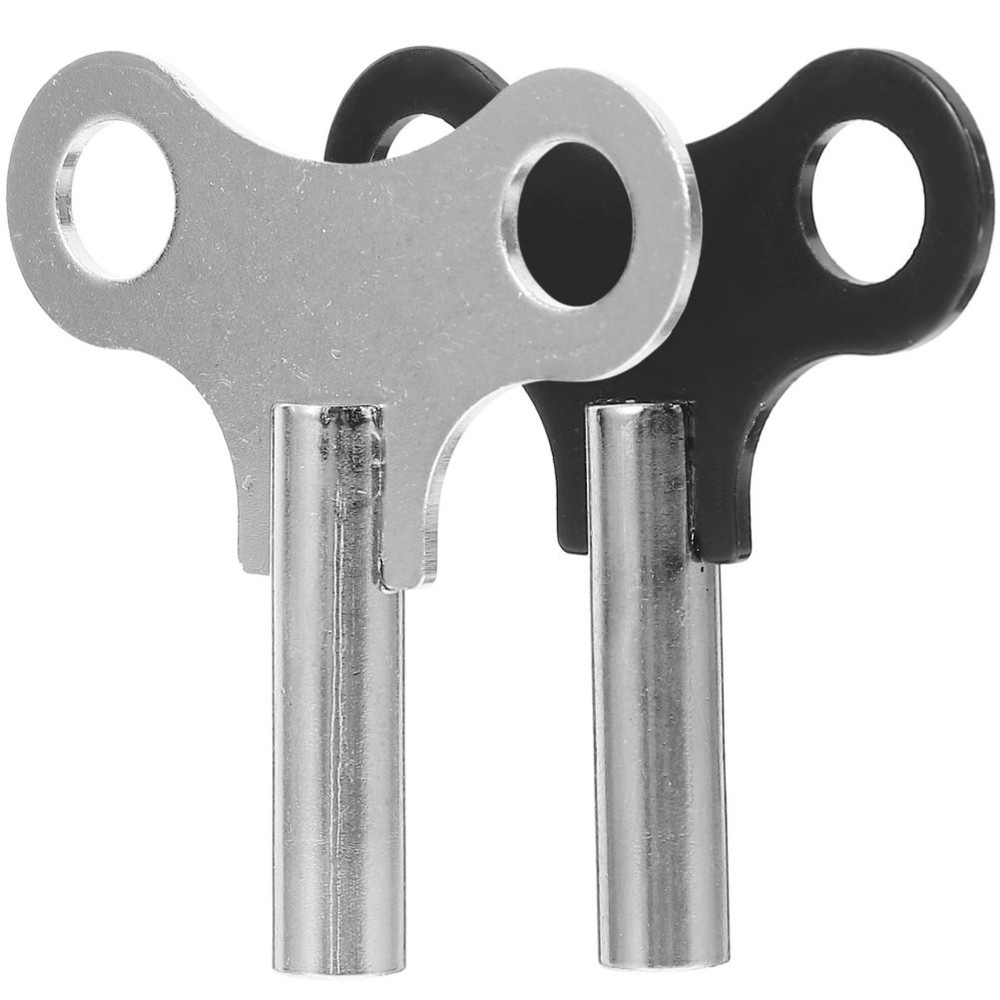 2 Pcs Professional Clock Keys Wear Resistant Winders Practical Tools