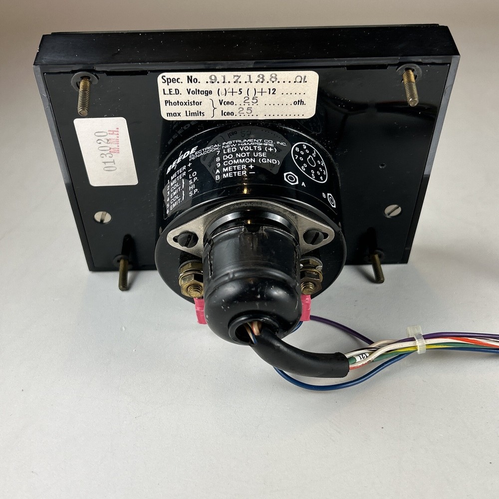 BEEDE Centigrade Analog Celsius Display Indicator Panel, MQ451259001, +50 to -30