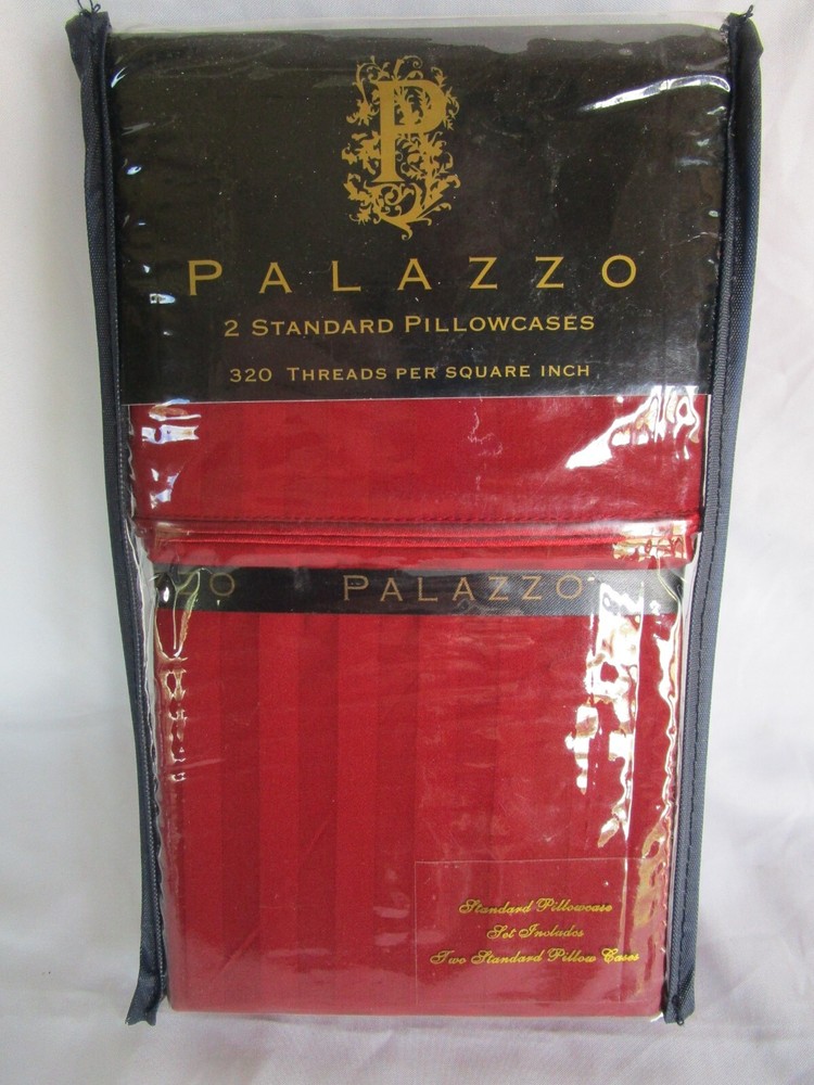 PALAZZO  Two Standard Pillowcases 320 Threads Per Square Inch