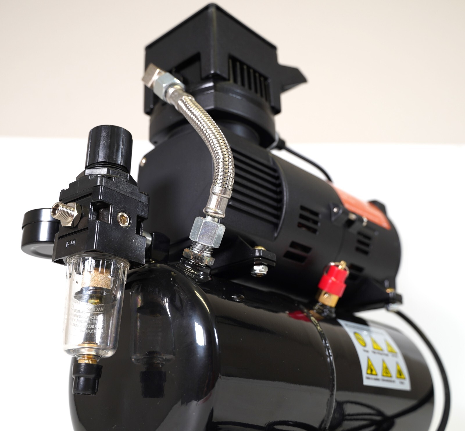 Cool Tooty Quiet Airbrush Compressor by NO-NAME Brand w/ air tank oilless design