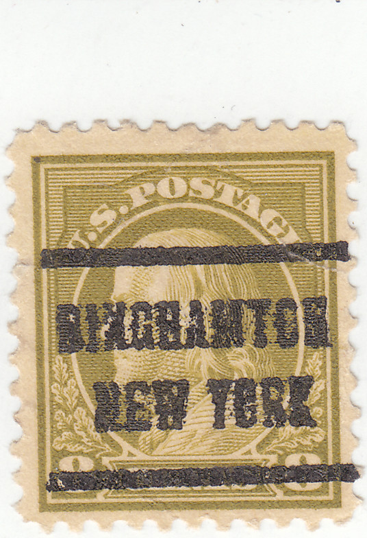 Scott# 508 - 8c Olive Bistre - Franklin - Used