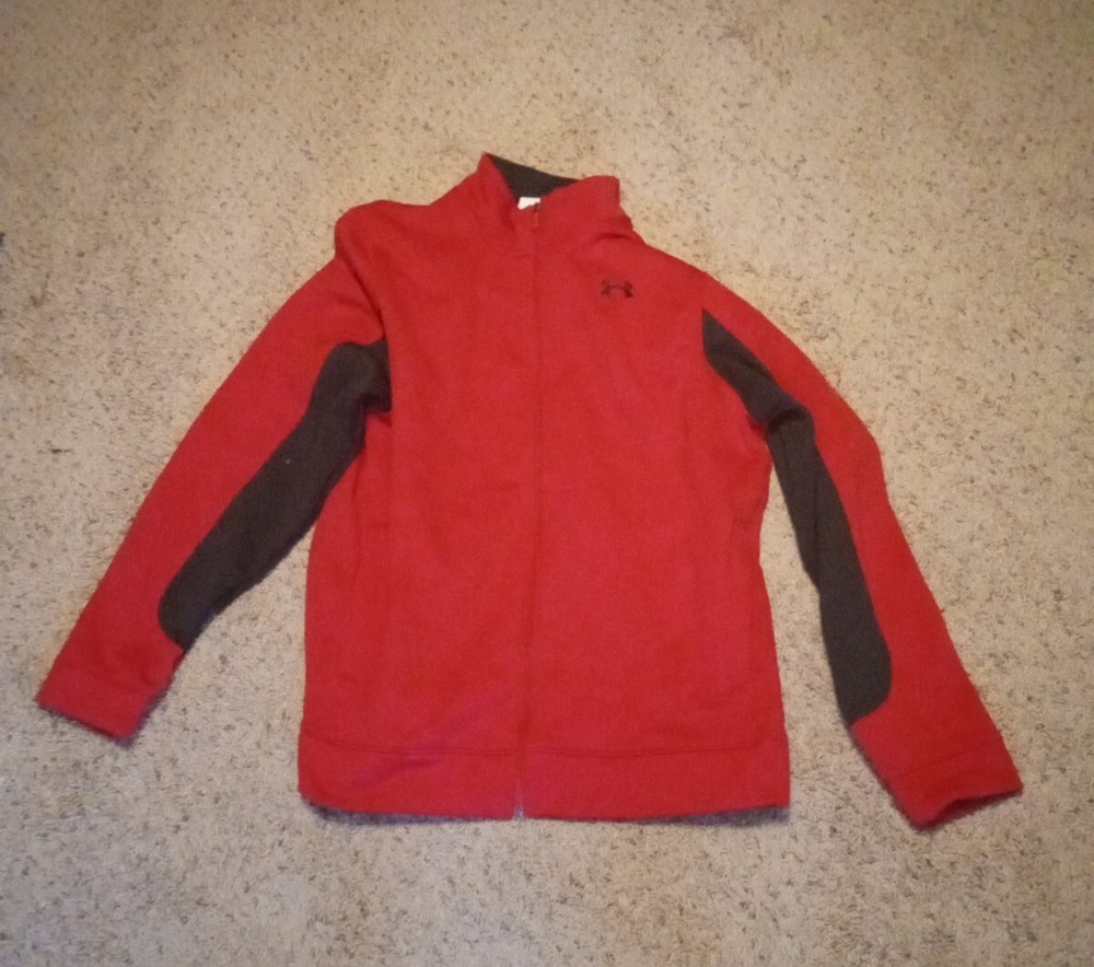 Red Under Armor Full Zip Jacket Size XL