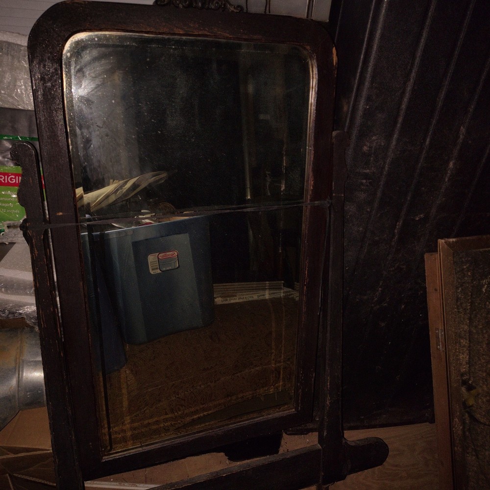 Antique Solid wood dresser with mirror