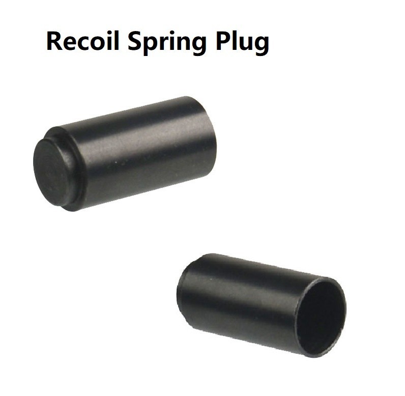 1911 Commander Plug / Cap For Recoil Spring .45 acp, Black